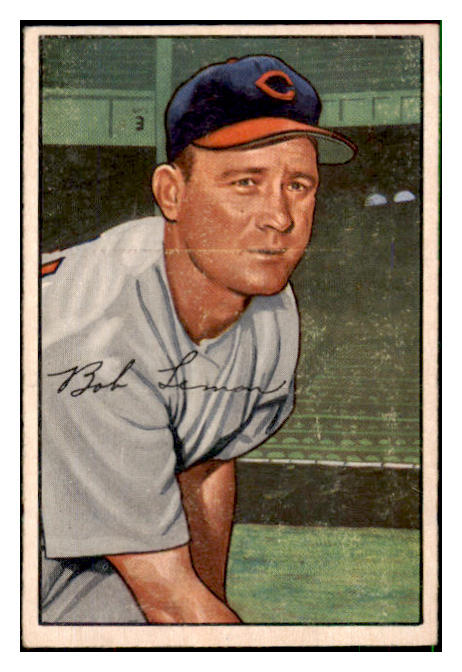 1952 Bowman Baseball #023 Bob Lemon Indians VG-EX 492759
