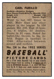 1952 Bowman Baseball #024 Carl Furillo Dodgers EX 492761
