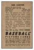 1952 Bowman Baseball #029 Ned Garver Browns VG 492765