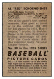 1952 Bowman Baseball #030 Red Schoendienst Cardinals NR-MT 492766