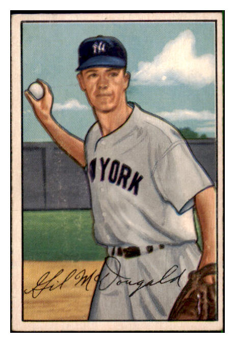 1952 Bowman Baseball #033 Gil McDougald Yankees EX 492769