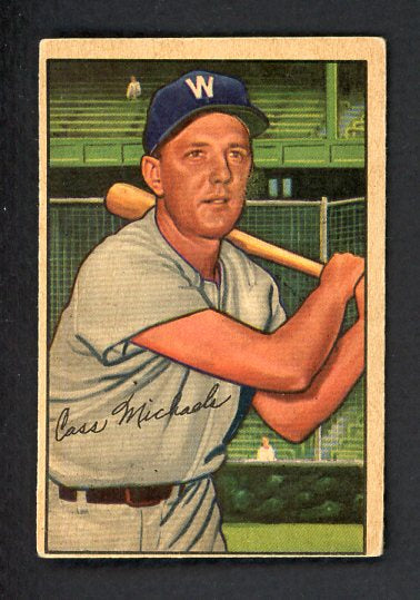 1952 Bowman Baseball #036 Cass Michaels Senators VG 492774