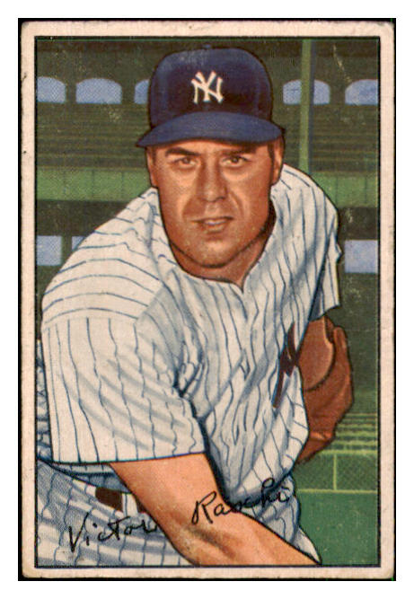 1952 Bowman Baseball #037 Vic Raschi Yankees VG 492775