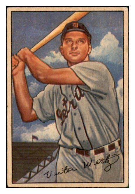 1952 Bowman Baseball #039 Vic Wertz Tigers VG-EX 492778