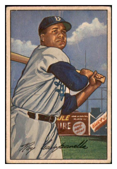 1952 Bowman Baseball #044 Roy Campanella Dodgers VG-EX 492783