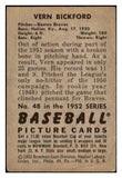 1952 Bowman Baseball #048 Vern Bickford Braves VG-EX 492790