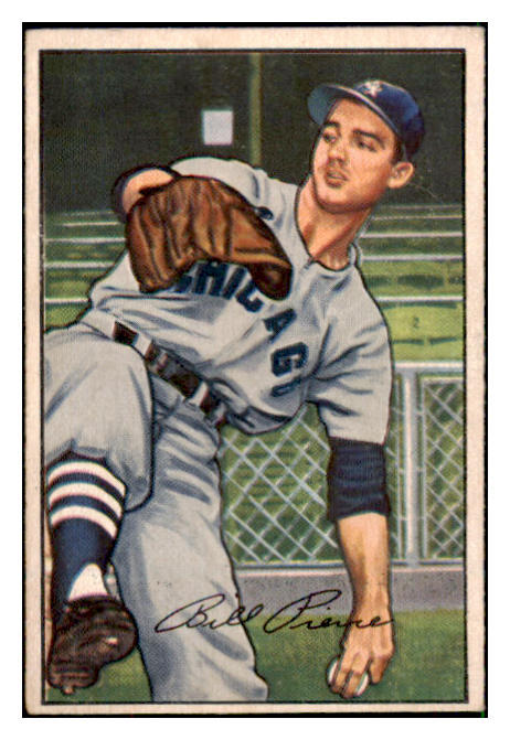 1952 Bowman Baseball #054 Billy Pierce White Sox VG-EX 492796