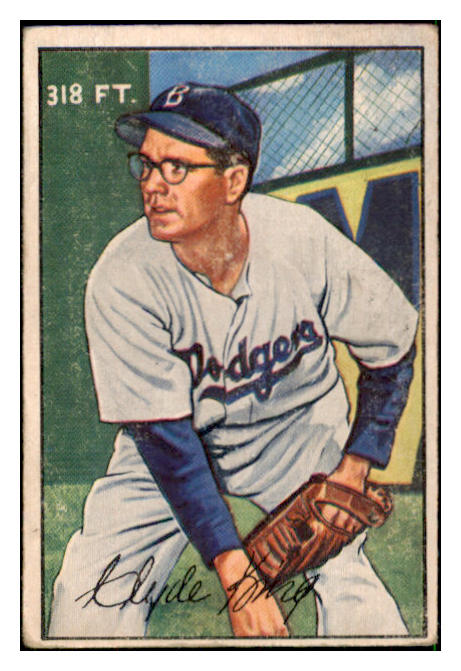 1952 Bowman Baseball #056 Clyde King Dodgers VG 492800