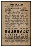 1952 Bowman Baseball #064 Roy Smalley Cubs VG-EX 492811