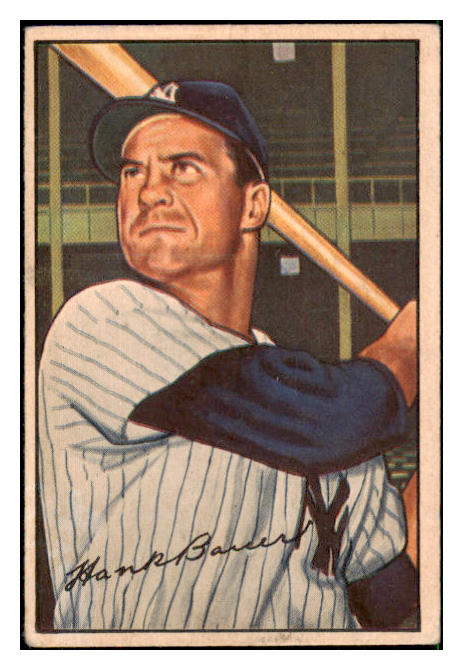 1952 Bowman Baseball #065 Hank Bauer Yankees VG-EX 492814