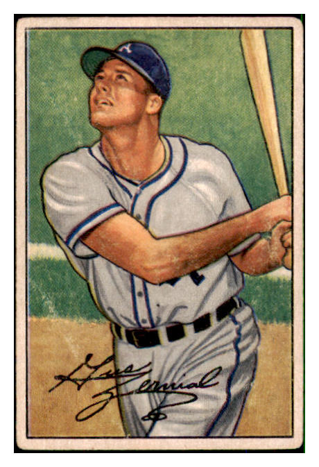 1952 Bowman Baseball #082 Gus Zernial A's VG-EX 492836