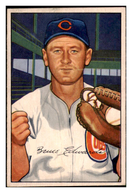 1952 Bowman Baseball #088 Bruce Edwards Cubs VG-EX 492845