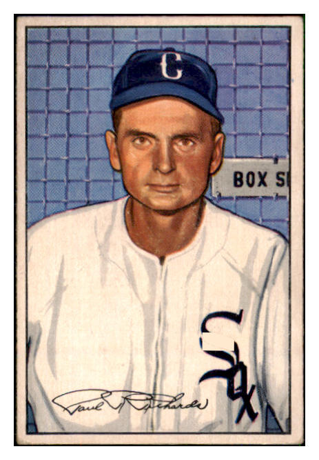 1952 Bowman Baseball #093 Paul Richards White Sox VG-EX 492851