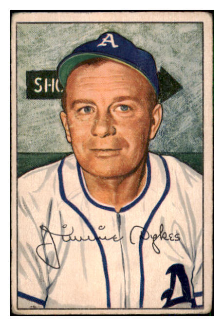 1952 Bowman Baseball #098 Jimmie Dykes A's GD-VG 492859