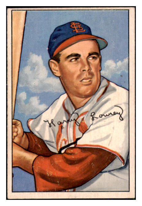 1952 Bowman Baseball #102 Peanuts Lowrey Cardinals VG 492860