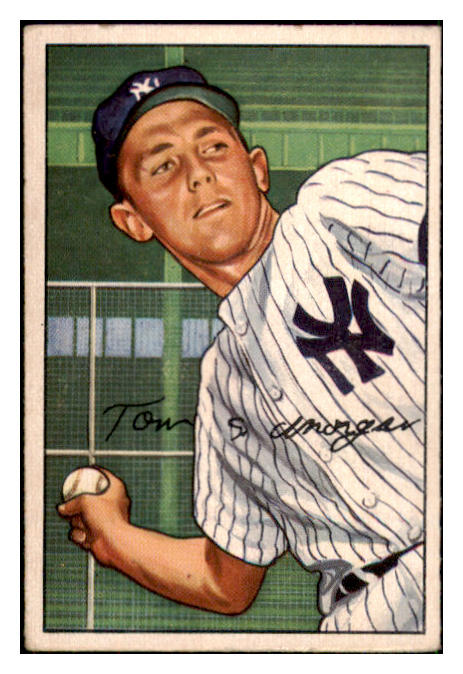 1952 Bowman Baseball #109 Tom Morgan Yankees VG-EX 492866
