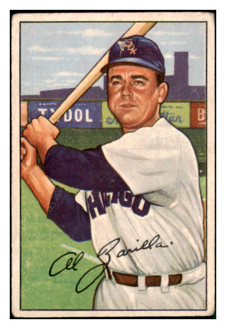 1952 Bowman Baseball #113 Al Zarilla White Sox GD-VG 492869