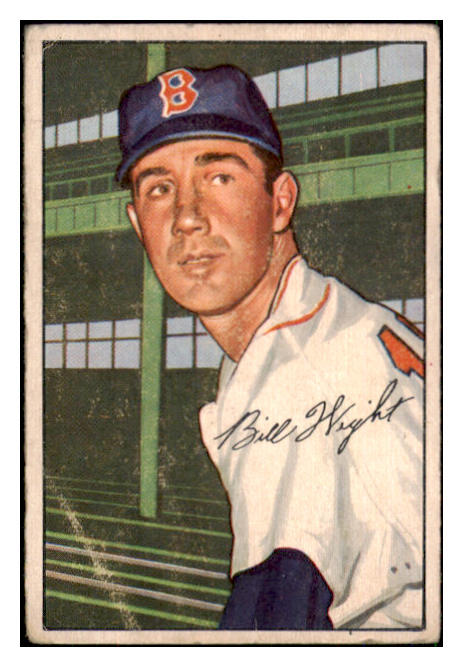 1952 Bowman Baseball #117 Bill Wight Red Sox GD-VG 492873