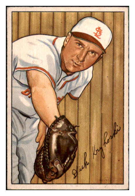 1952 Bowman Baseball #133 Dick Kryhoski Browns VG-EX 492885