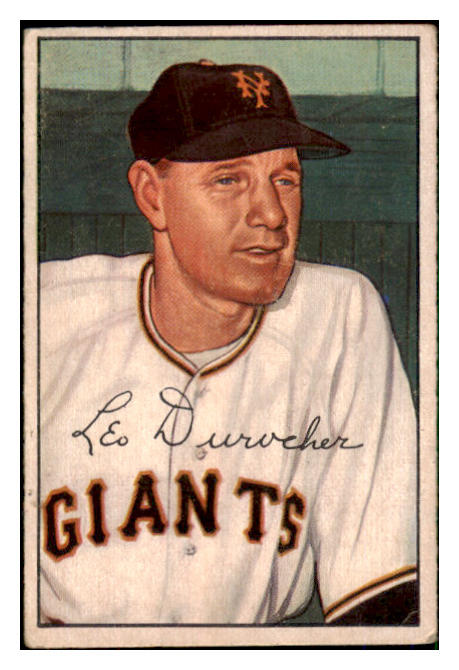 1952 Bowman Baseball #146 Leo Durocher Giants VG-EX 492897
