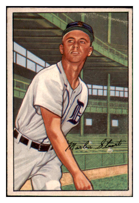 1952 Bowman Baseball #147 Marlin Stuart Tigers VG-EX 492898