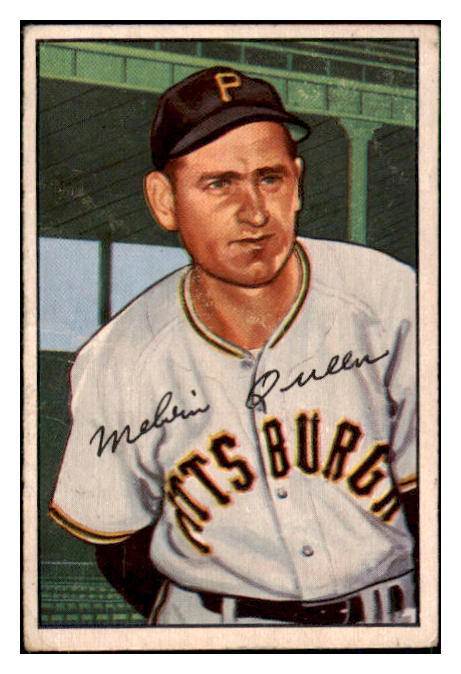 1952 Bowman Baseball #171 Mel Queen Pirates VG 492919