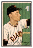 1952 Bowman Baseball #198 Chuck Diering Giants VG 492938