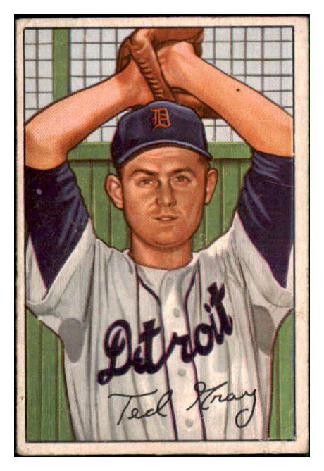 1952 Bowman Baseball #199 Ted Gray Tigers VG 492940
