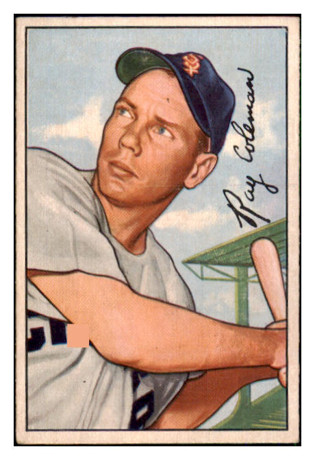 1952 Bowman Baseball #201 Ray Coleman White Sox VG-EX 492943