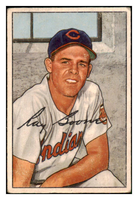 1952 Bowman Baseball #214 Ray Boone Indians VG 492947