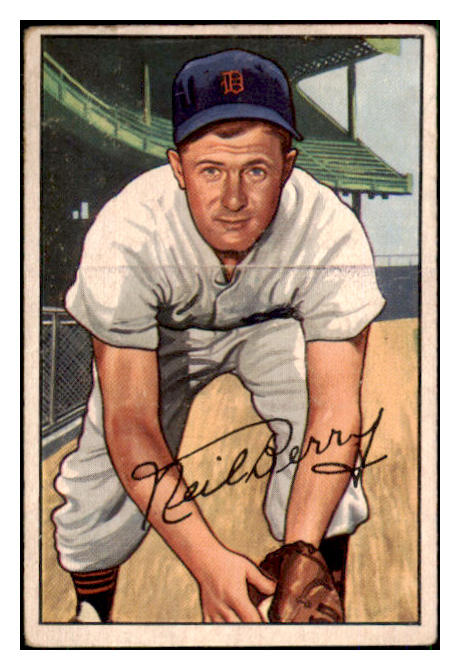 1952 Bowman Baseball #219 Neil Berry Tigers VG 492951