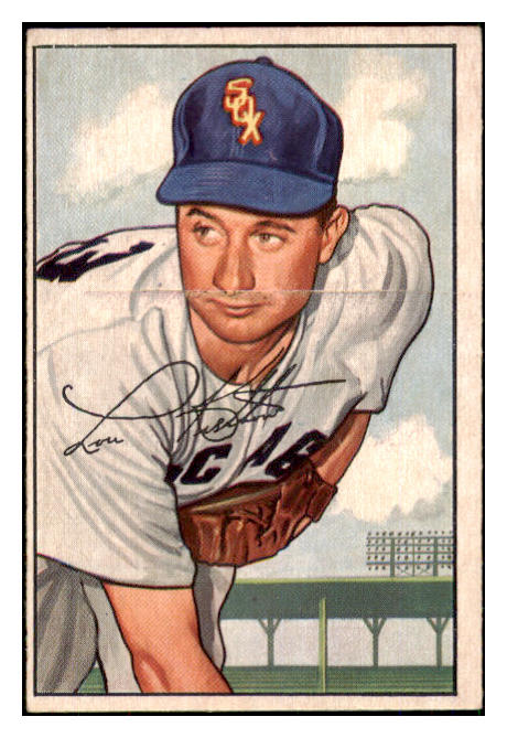 1952 Bowman Baseball #221 Lou Kretlow White Sox VG-EX 492955