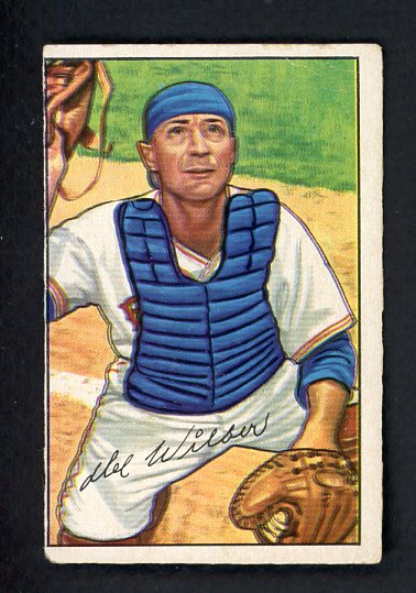 1952 Bowman Baseball #225 Del Wilber Red Sox GD-VG 492959
