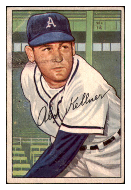 1952 Bowman Baseball #226 Alex Kellner A's VG 492961