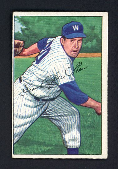 1952 Bowman Baseball #230 Frank Shea Senators VG 492966