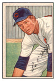 1952 Bowman Baseball #231 Dee Fondy Cubs VG-EX 492967