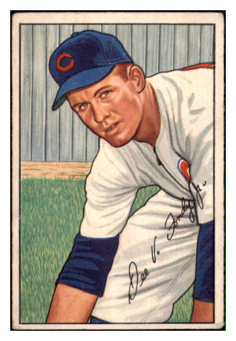 1952 Bowman Baseball #231 Dee Fondy Cubs VG 492968