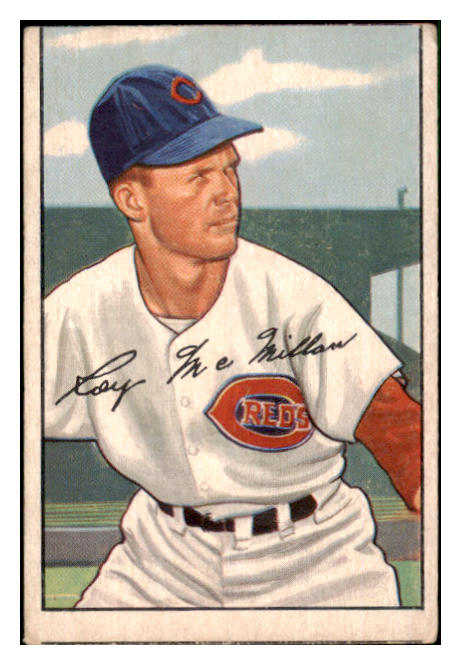 1952 Bowman Baseball #238 Roy McMillan Reds GD-VG 492974