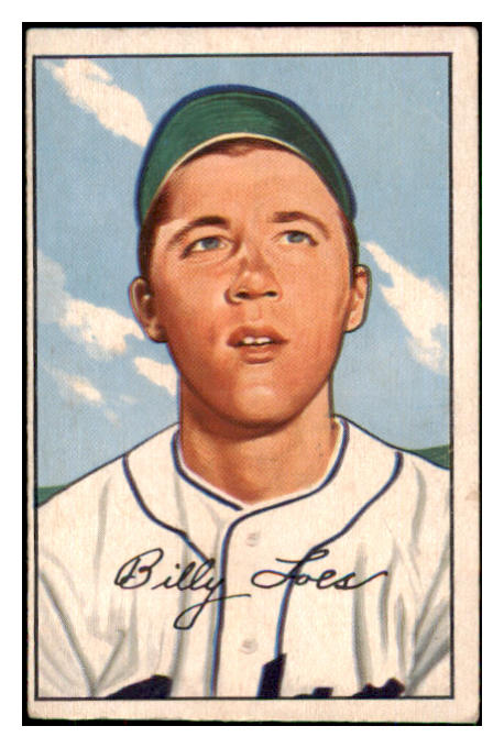 1952 Bowman Baseball #240 Billy Loes Dodgers VG 492977