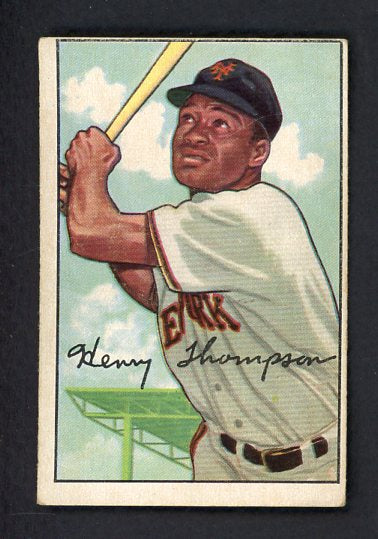 1952 Bowman Baseball #249 Hank Thompson Giants GD-VG 492989