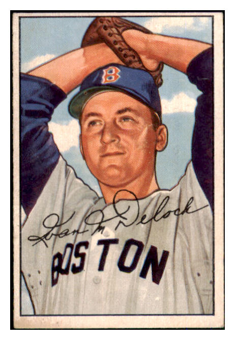 1952 Bowman Baseball #250 Ike Delock Red Sox VG-EX 492990