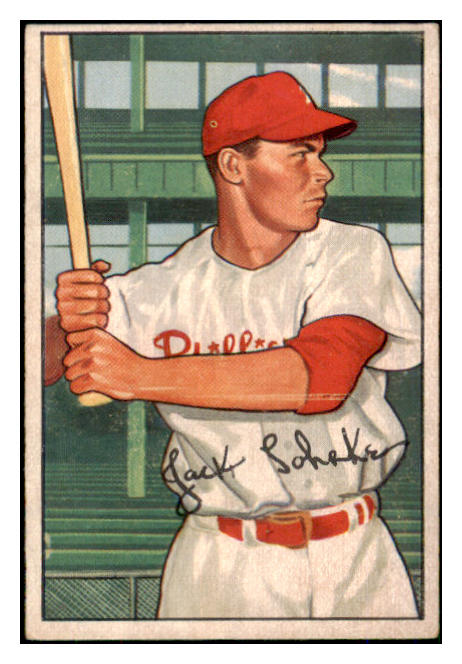 1952 Bowman Baseball #251 Jack Lohrke Phillies Good 492992
