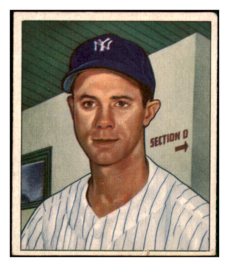 1950 Bowman Baseball #154 Gus Niarhos Yankees VG-EX 492997