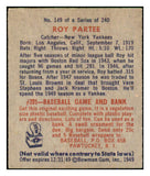 1949 Bowman Baseball #149 Roy Partee Yankees EX 493000