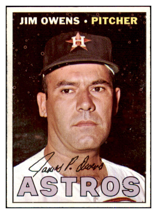 1967 Topps Baseball #582 Jim Owens Astros NR-MT 493031