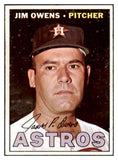 1967 Topps Baseball #582 Jim Owens Astros NR-MT 493031