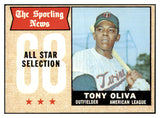 1968 Topps Baseball #371 Tony Oliva A.S. Twins EX-MT 493052