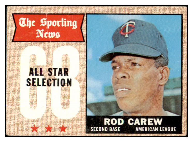 1968 Topps Baseball #363 Rod Carew A.S. Twins VG 493057