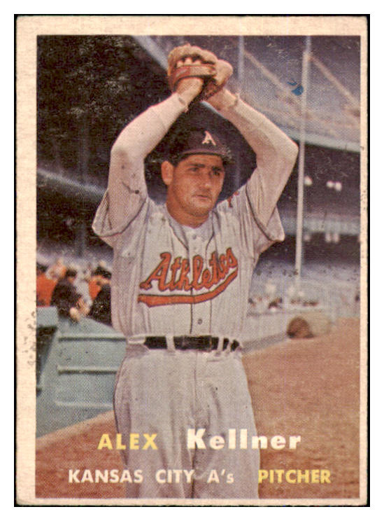 1957 Topps Baseball #280 Alex Kellner A's VG-EX 493067