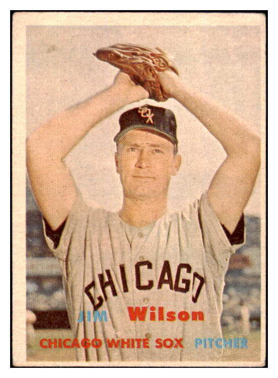 1957 Topps Baseball #330 Jim Wilson White Sox VG-EX 493092